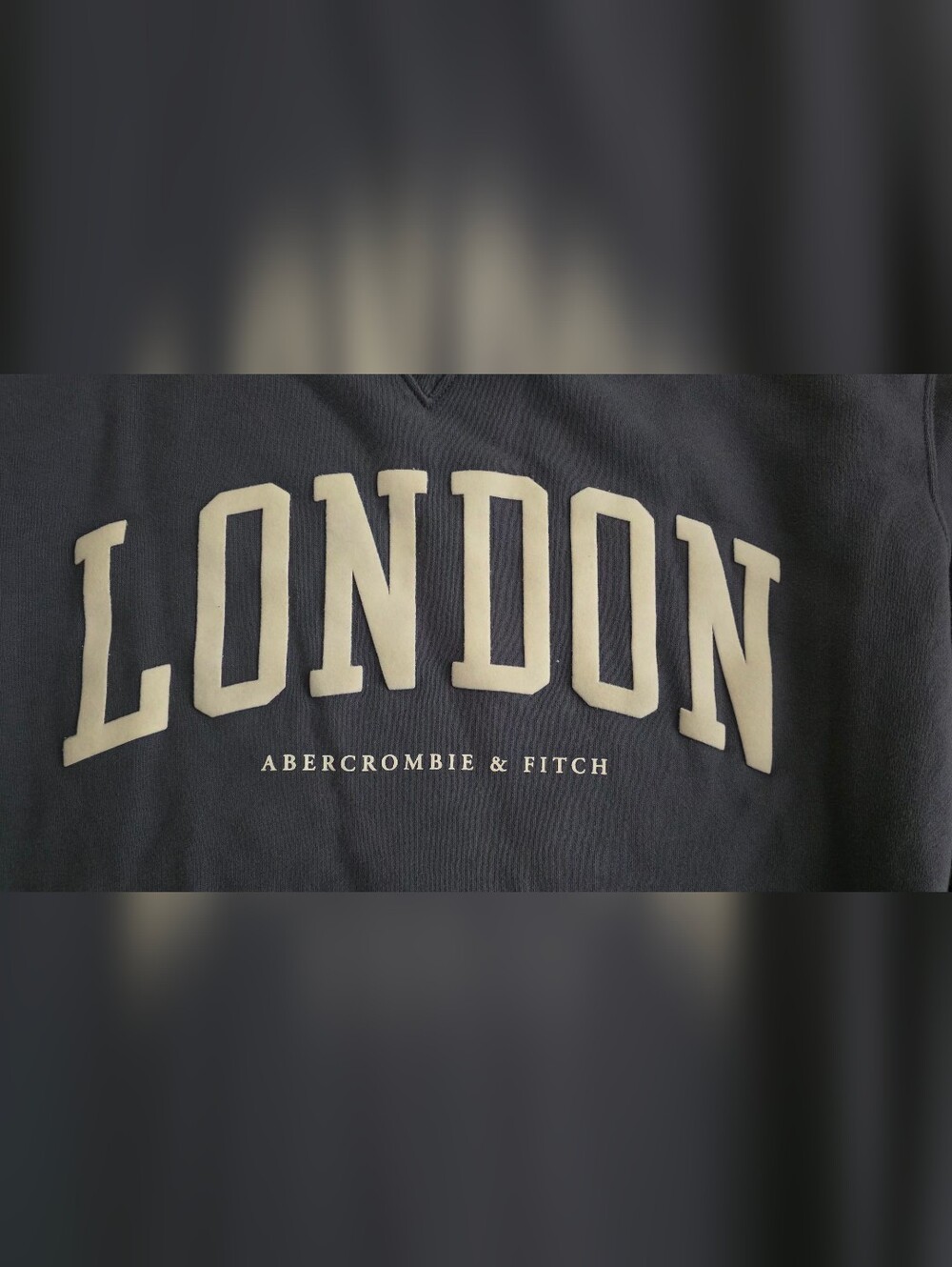 Abercrombie & Fitch Women's M Blue London Soft AF Crewneck Sweatshirt - Picture 2 of 7